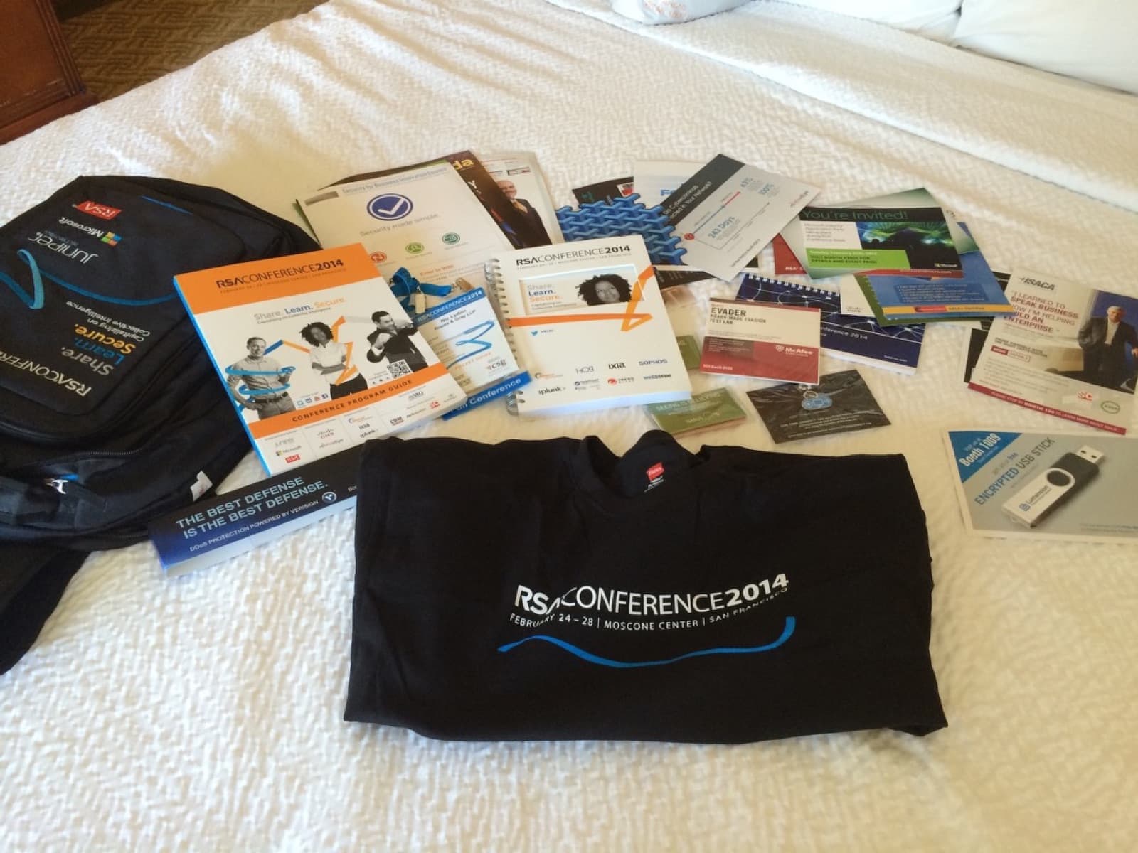 RSA Conference 2014 swag