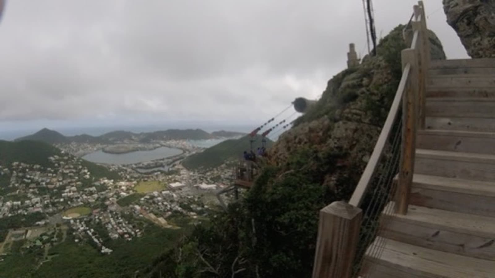 The steepest zipline in the world, St. Maarten