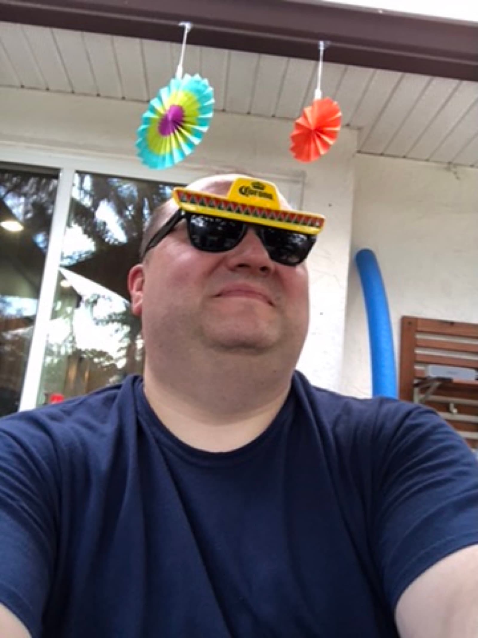 Cinco de Mayo selfie in the Corona sombrero