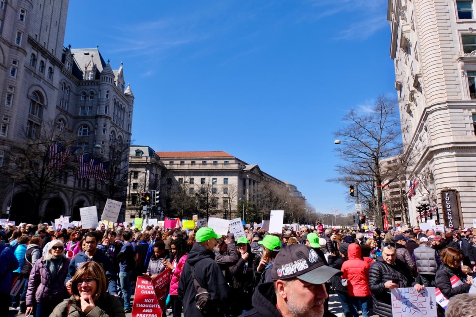 March For Our Lives crowd on the National Mall