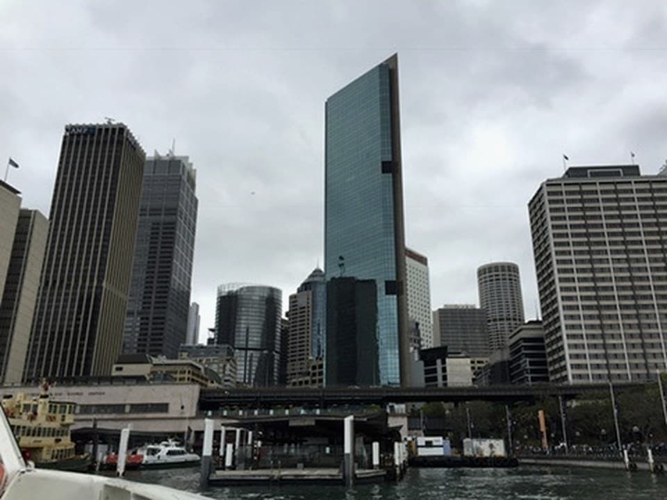 Sydney Circular Quay from the harbor ferry
