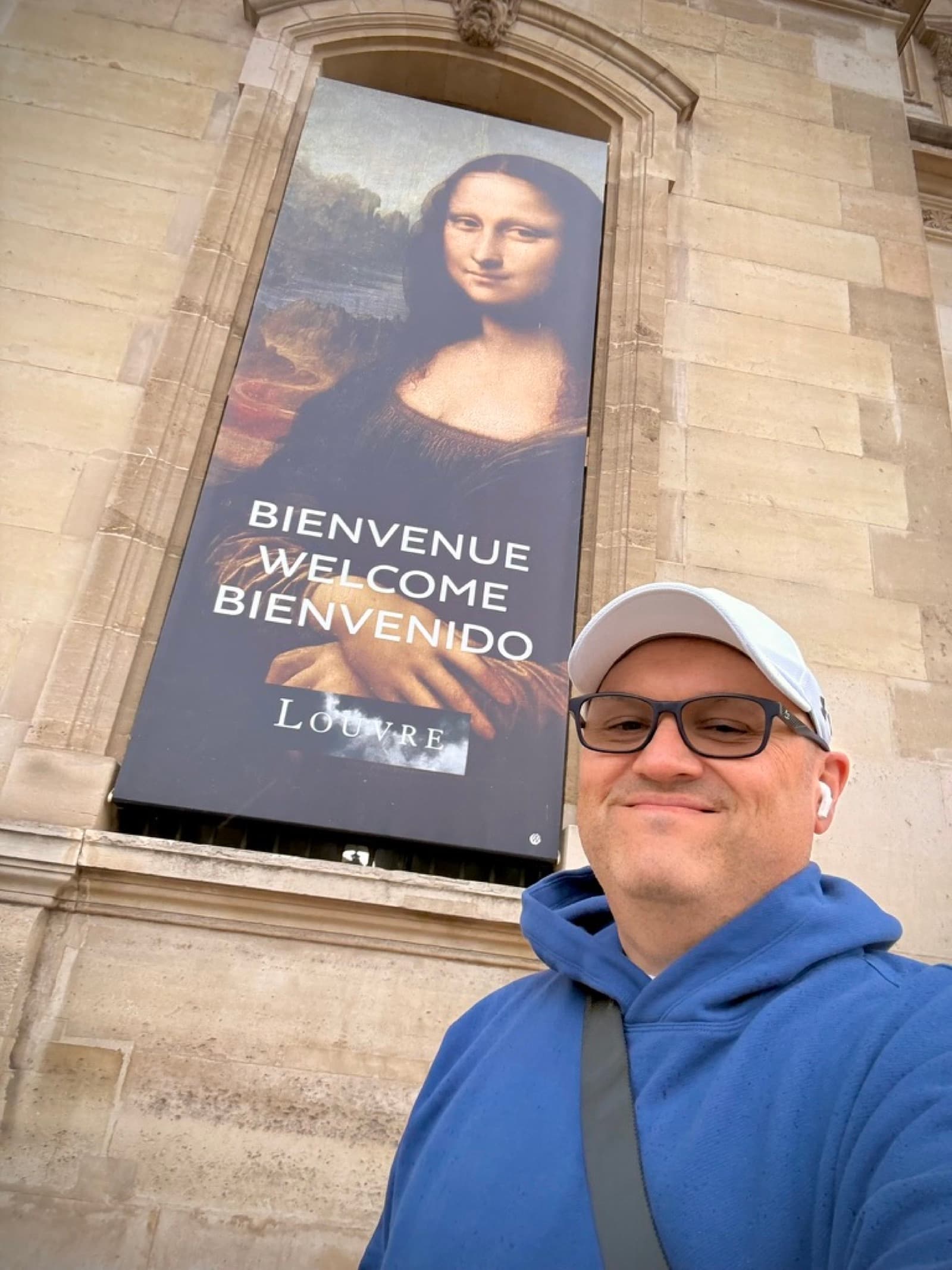 The Louvre, Paris layover