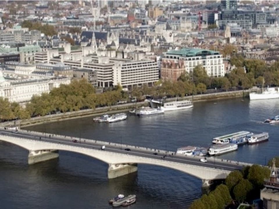 Waterloo Bridge from the London Eye