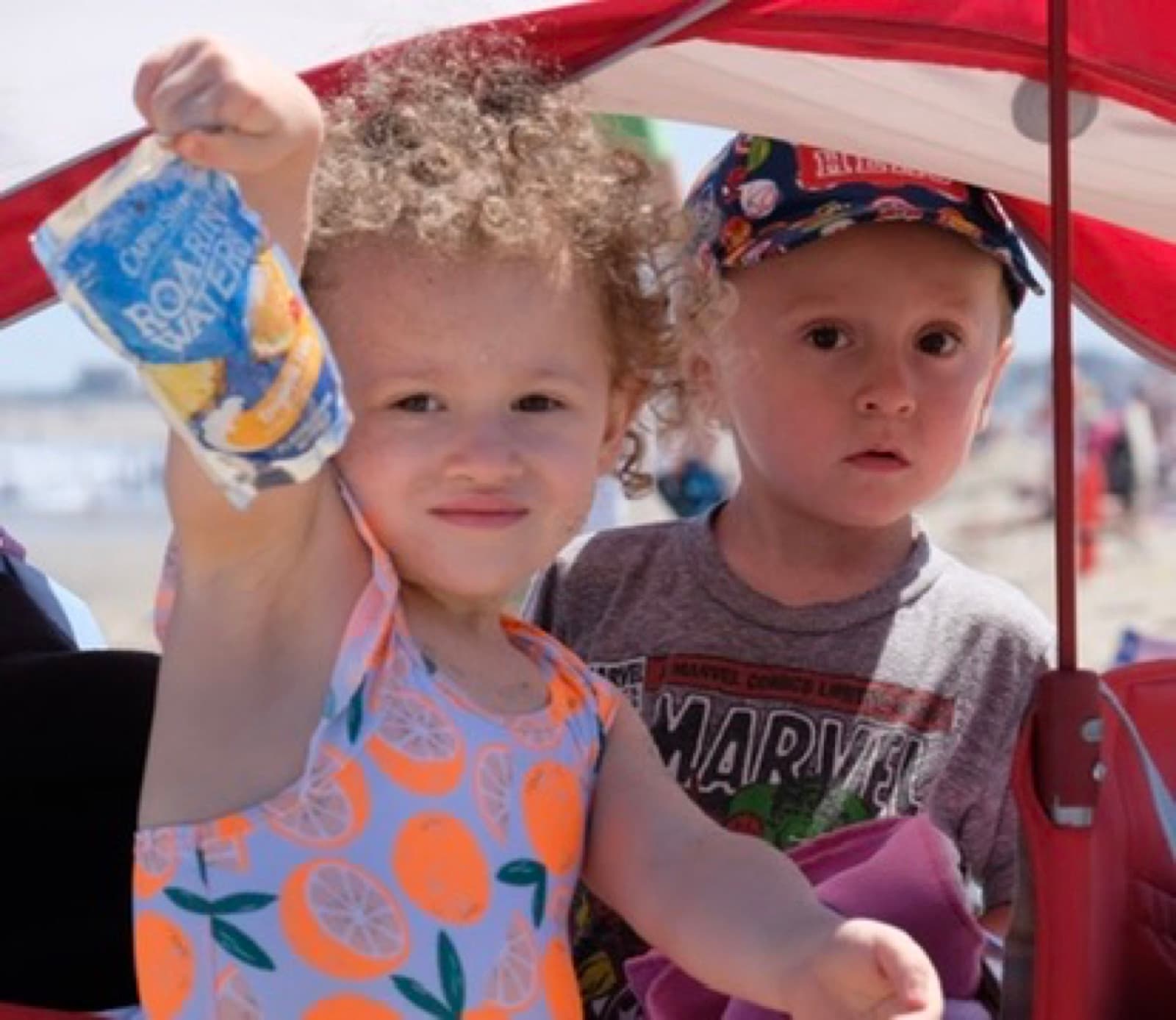 Shade break at Hampton Beach