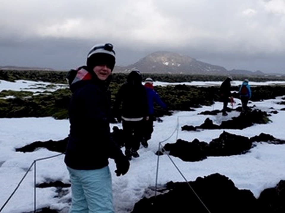 Sara at Thingvellir National Park