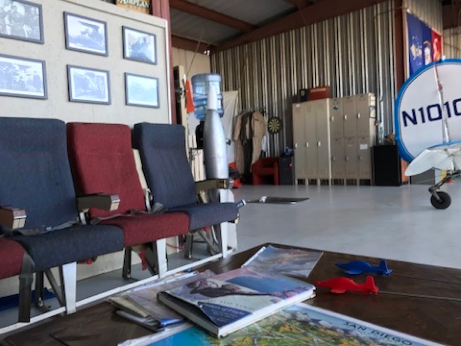 Sky Tours hangar office, San Diego