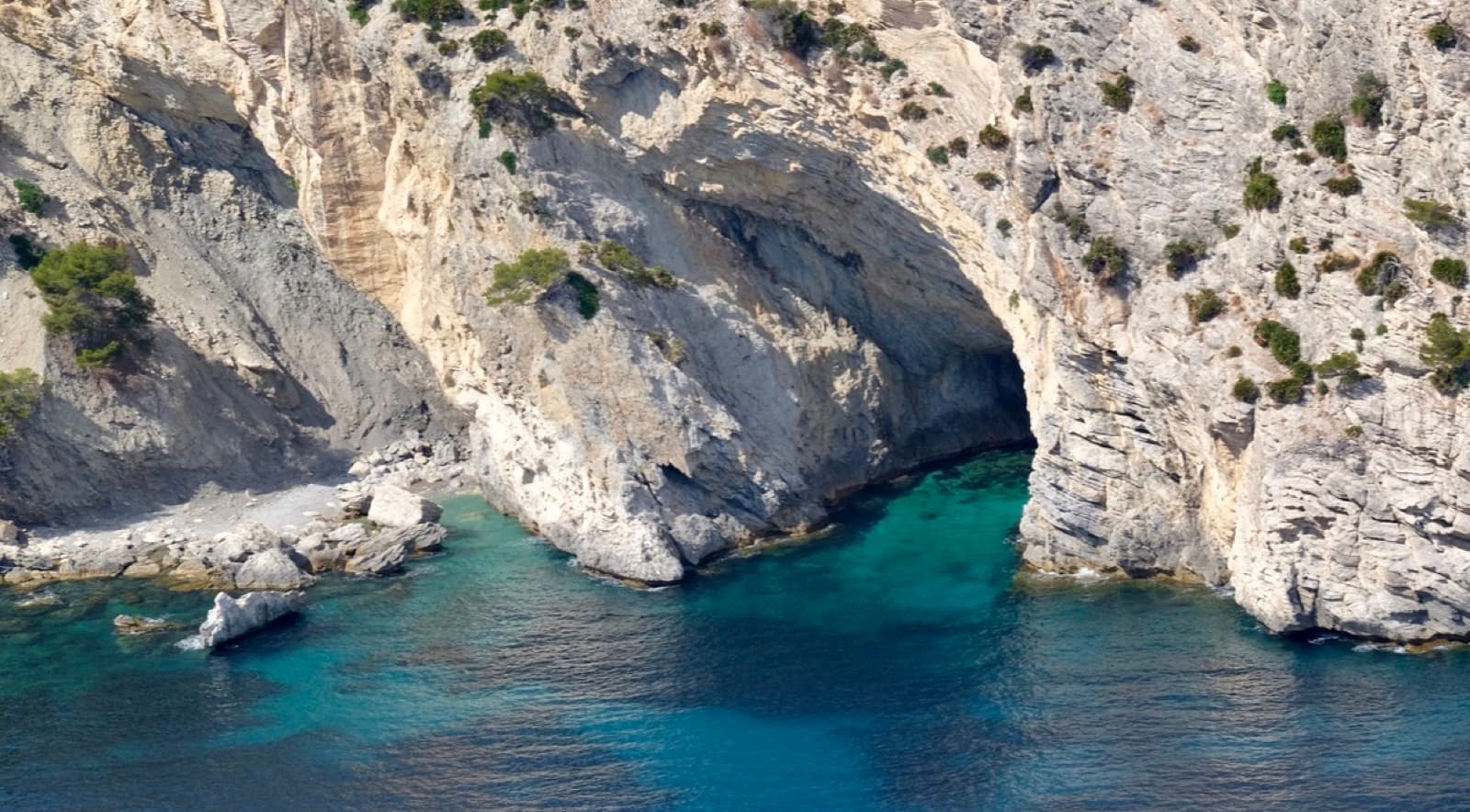 Sea cave on the Mallorca coast